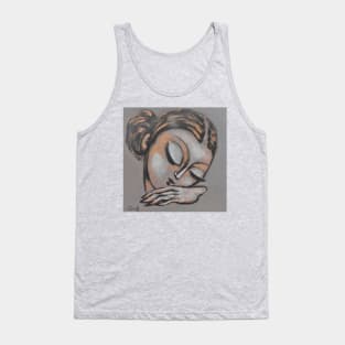 Sleeping Muse - Portrait Tank Top